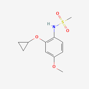 N-(2-Cyclopropoxy-4-methoxyphenyl)methanesulfonamide