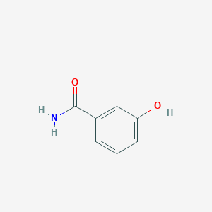 molecular formula C11H15NO2 B14835337 2-Tert-butyl-3-hydroxybenzamide 