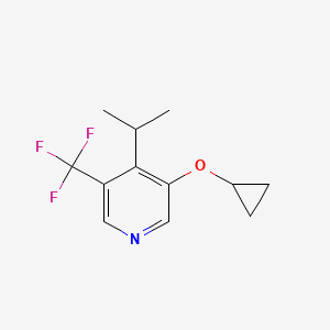 3-Cyclopropoxy-4-isopropyl-5-(trifluoromethyl)pyridine