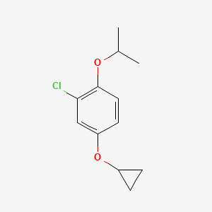 2-Chloro-4-cyclopropoxy-1-isopropoxybenzene