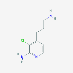 4-(3-Aminopropyl)-3-chloropyridin-2-amine