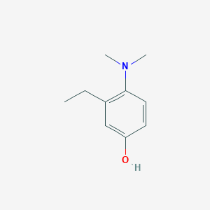 molecular formula C10H15NO B14835429 4-(Dimethylamino)-3-ethylphenol 