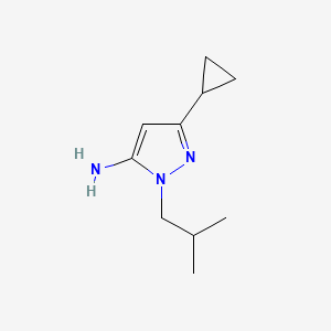 3-cyclopropyl-1-isobutyl-1H-pyrazol-5-amine