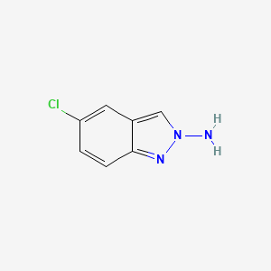 molecular formula C7H6ClN3 B14835450 5-Chloro-2H-indazol-2-amine 