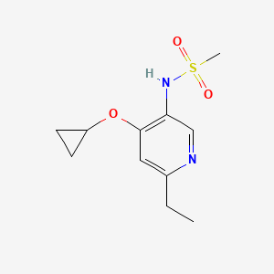 N-(4-Cyclopropoxy-6-ethylpyridin-3-YL)methanesulfonamide