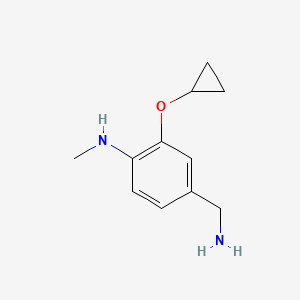 4-(Aminomethyl)-2-cyclopropoxy-N-methylaniline