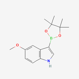 5-Methoxy-3-(4,4,5,5-tetramethyl-1,3,2-dioxaborolan-2-YL)-indole