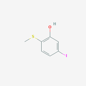 5-Iodo-2-(methylsulfanyl)phenol