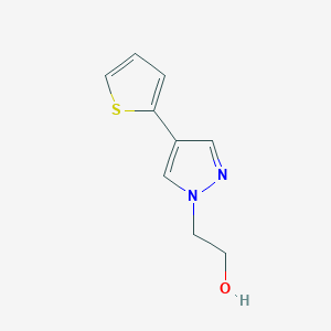 2-(4-(thiophen-2-yl)-1H-pyrazol-1-yl)ethan-1-ol