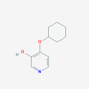 4-(Cyclohexyloxy)pyridin-3-OL