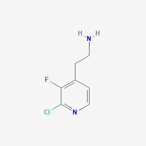 2-(2-Chloro-3-fluoropyridin-4-YL)ethanamine