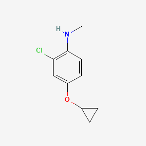 2-Chloro-4-cyclopropoxy-N-methylaniline