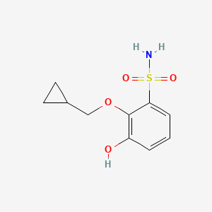 2-(Cyclopropylmethoxy)-3-hydroxybenzenesulfonamide