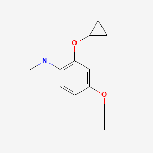 4-Tert-butoxy-2-cyclopropoxy-N,N-dimethylaniline