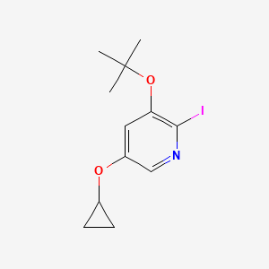 3-Tert-butoxy-5-cyclopropoxy-2-iodopyridine