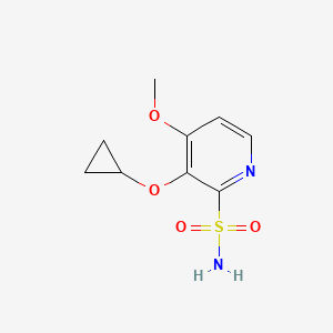 3-Cyclopropoxy-4-methoxypyridine-2-sulfonamide