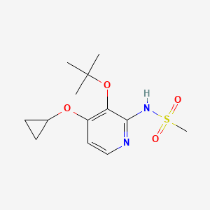 N-(3-Tert-butoxy-4-cyclopropoxypyridin-2-YL)methanesulfonamide