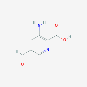 3-Amino-5-formylpyridine-2-carboxylic acid