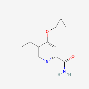 4-Cyclopropoxy-5-isopropylpicolinamide