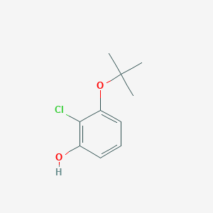 molecular formula C10H13ClO2 B14835705 3-(Tert-butoxy)-2-chlorophenol 