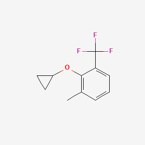 2-Cyclopropoxy-1-methyl-3-(trifluoromethyl)benzene