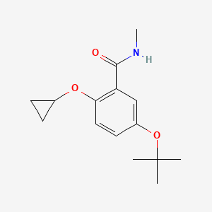 5-Tert-butoxy-2-cyclopropoxy-N-methylbenzamide