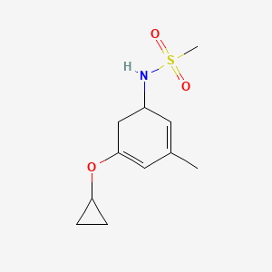 N-(5-Cyclopropoxy-3-methylcyclohexa-2,4-dienyl)methanesulfonamide