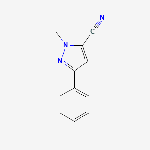 1-methyl-3-phenyl-1H-pyrazole-5-carbonitrile