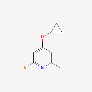 2-Bromo-4-cyclopropoxy-6-methylpyridine