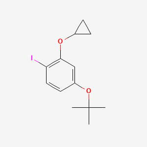 4-Tert-butoxy-2-cyclopropoxy-1-iodobenzene