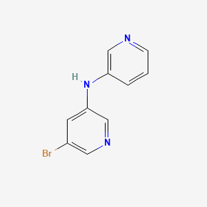 molecular formula C10H8BrN3 B14835796 5-Bromo-N-(pyridin-3-YL)pyridin-3-amine 