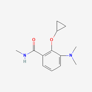 2-Cyclopropoxy-3-(dimethylamino)-N-methylbenzamide