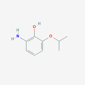 molecular formula C9H13NO2 B14835830 2-Amino-6-isopropoxyphenol 