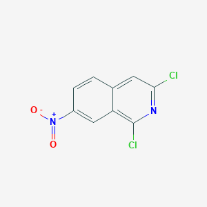 molecular formula C9H4Cl2N2O2 B14835844 1,3-Dichloro-7-nitroisoquinoline 