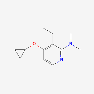 4-Cyclopropoxy-3-ethyl-N,N-dimethylpyridin-2-amine