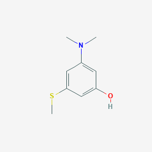 3-(Dimethylamino)-5-(methylthio)phenol