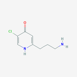 2-(3-Aminopropyl)-5-chloropyridin-4-OL