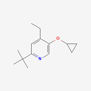 2-Tert-butyl-5-cyclopropoxy-4-ethylpyridine