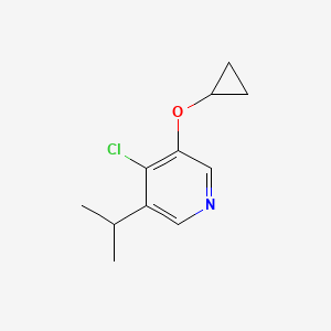 4-Chloro-3-cyclopropoxy-5-isopropylpyridine