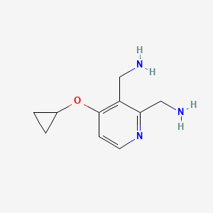 (4-Cyclopropoxypyridine-2,3-diyl)dimethanamine