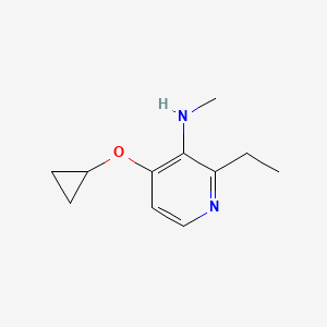 4-Cyclopropoxy-2-ethyl-N-methylpyridin-3-amine