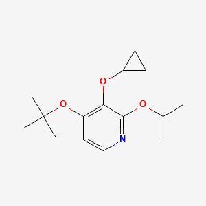 4-Tert-butoxy-3-cyclopropoxy-2-isopropoxypyridine