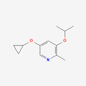 5-Cyclopropoxy-3-isopropoxy-2-methylpyridine