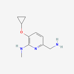 6-(Aminomethyl)-3-cyclopropoxy-N-methylpyridin-2-amine