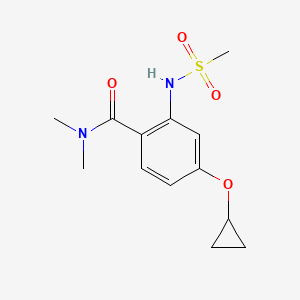 4-Cyclopropoxy-N,N-dimethyl-2-(methylsulfonamido)benzamide