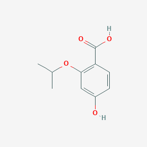 molecular formula C10H12O4 B14836158 4-Hydroxy-2-isopropoxybenzoic acid 