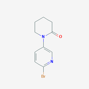 1-(6-Bromopyridin-3-YL)piperidin-2-one