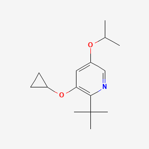 2-Tert-butyl-3-cyclopropoxy-5-isopropoxypyridine