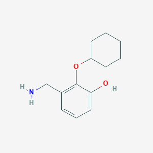 3-(Aminomethyl)-2-(cyclohexyloxy)phenol