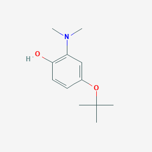 4-Tert-butoxy-2-(dimethylamino)phenol